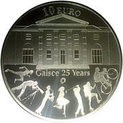 10 Euros Gaisce, Ireland, 2010 reverse image