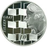 10 Euros Eileen Gray, Ireland, 2016 reverse image