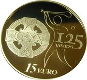 15 Euros GAA Anniversary, Ireland, 2009 reverse image