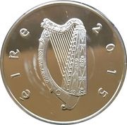 15 Euros William B. Yeats obverse image