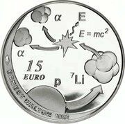 15 Euros Ernest Walton reverse image