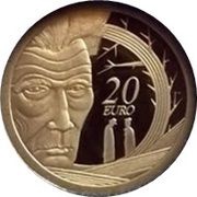 20 Euros Samuel Beckett reverse image