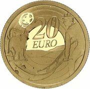 20 Euros Ploughman Banknote, Ireland, 2009 reverse image