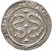 Dirham - al-Muqtadir Donative type - ornamental designs, Islamic states, 907-932 reverse image