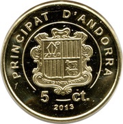 5 Cèntims Pont de la Margineda obverse image