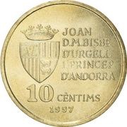 10 Cèntims Palau del Princep obverse image