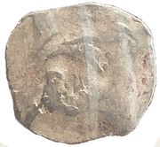 Pfennig - Albrecht II von Österreich Enns, Austria, 1330-1358 reverse image