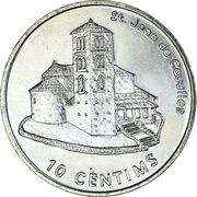 10 Cèntims Sant Joan de Caselles reverse image