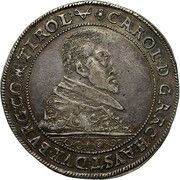 1 Thaler - Charles the Posthumous Plain mozzetta obverse image