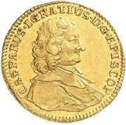 1 Ducat - Caspar Ignaz von Künigl obverse image