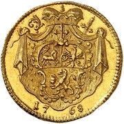 1 Ducat - Leopold Maria von Spaur, Austria, 1768 reverse image