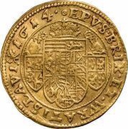 2 Ducats - Charles the Posthumous, Austria, 1614 reverse image