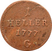1 Heller - Maria Theresia reverse image