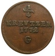 ¼ Kreutzer - Maria Theresia reverse image
