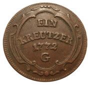 1 Kreutzer - Maria Theresia reverse image