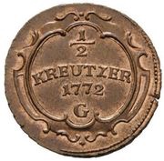 ½ Kreutzer - Maria Theresia reverse image