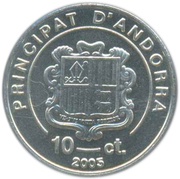 10 Cèntims Sant Vicenç d'Enclar obverse image