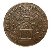10 Kreuzers - Maria Theresia, Austria, 1764-1765 reverse image