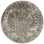 1 Thaler - Maria Theresia, Austria, 1764-1765 reverse image