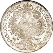 1 Thaler - Maria Theresia, Austria, 1773-1780 reverse image