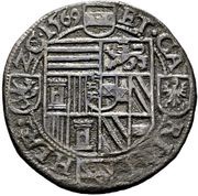 ½ Thaler - Charles II Francis of Austria Klagenfurt, Austria, 1565-1572 reverse image