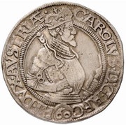 1 Guldenthaler - Charles II Francis of Austria Klagenfurt obverse image