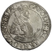 1 Thaler - Charles II Francis of Austria Klagenfurt obverse image