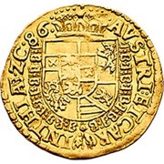 1 Ducat - Charles II Francis of Austria Klagenfurt, Austria, 1586-1597 reverse image