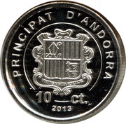 10 Cèntims Sant Cristòfol d'Anyós obverse image
