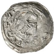1 Pfennig - Ulrich III von Spanheim Stein, Austria, 1256-1269 reverse image
