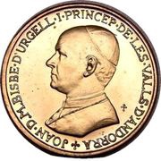 25 Cèntims - Joan Martí i Alanis Episcopal Co-Prince obverse image