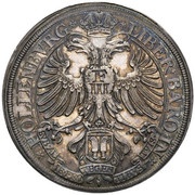 1 Thaler - Sigismund Ludwig, Austria, 1640-1641 reverse image
