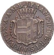 ¼ Kreutzer - Franz II obverse image