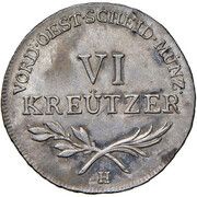 6 Kreutzer - Franz II reverse image