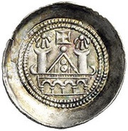 1 Denier - Engelbert III - Meinhard II Lienz reverse image