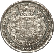 1 Thaler - Johann Joseph, Austria, 1771 reverse image