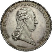 1 Thaler - Wolfgang Franz Xaver obverse image