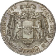 1 Thaler - Wolfgang Franz Xaver, Austria, 1793 reverse image