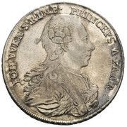 ½ Thaler - Johann Wenzel obverse image
