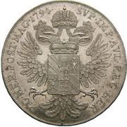 1 Thaler - Wenzel, Austria, 1794 reverse image