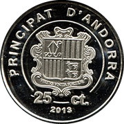 25 Cèntims Mouflon obverse image