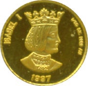 50 Cèntims Queen Isabella I reverse image