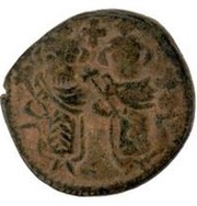 Follis / Fals - two standing figures type Arab-Byzantine obverse image