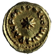 Semissis / ½ Dinar - Unknown - al-Andalus - Transitional coinage Spain and North Africa - Arab-Byzantine obverse image