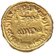 Solidus / Dinar "bilingual" - Unknown - al-Andalus - Transitional coinage Spain and North Africa - Arab-Byzantine obverse image