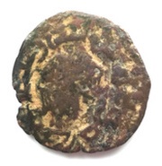 Fals - al-Salih Isma’il Zengid of Syria - Halab - Roman style bust right obverse image