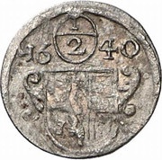 ½ Kreuzer - Paris von Lodron, Austria, 1623-1653 reverse image