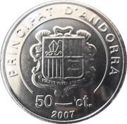 50 Cèntims Pope John XXIII obverse image