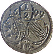 ½ Kreuzer - Johann Ernst von Thun obverse image