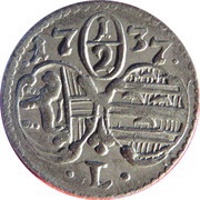 ½ Kreuzer - Leopold Anton von Firmian obverse image